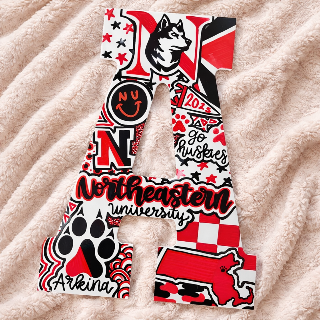Personalized College Letters Graduation Gift Dorm Decor