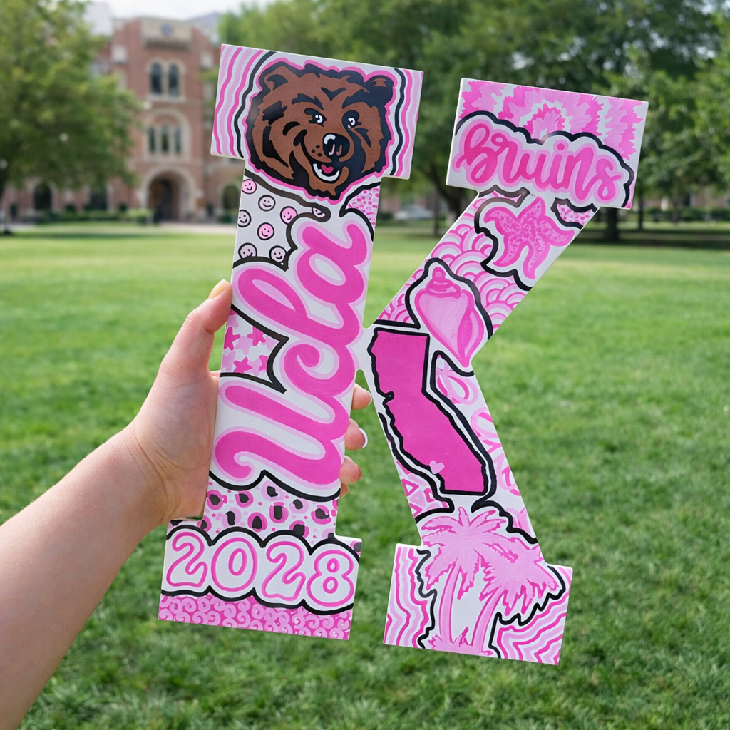 Personalized College Letters Graduation Gift Dorm Decor