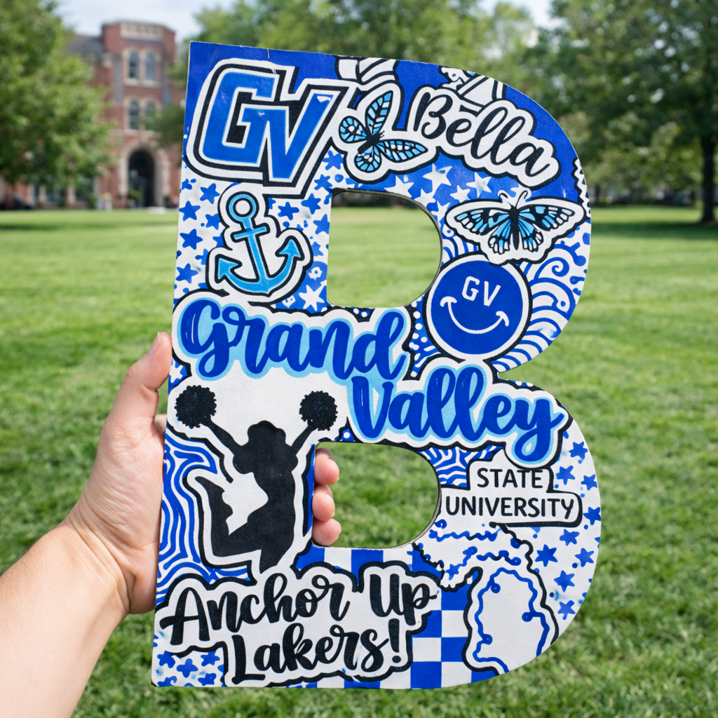 Personalized College Letters Graduation Gift Dorm Decor