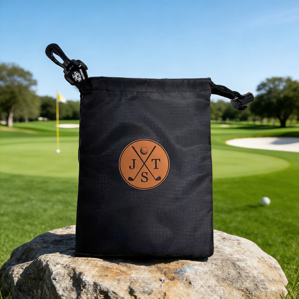 Personalized Golf Valuables Pouch Golf Ball & Tee Bag Holder Golf Accessories For Men Gift for Golf Lovers Groomsmen Gifts