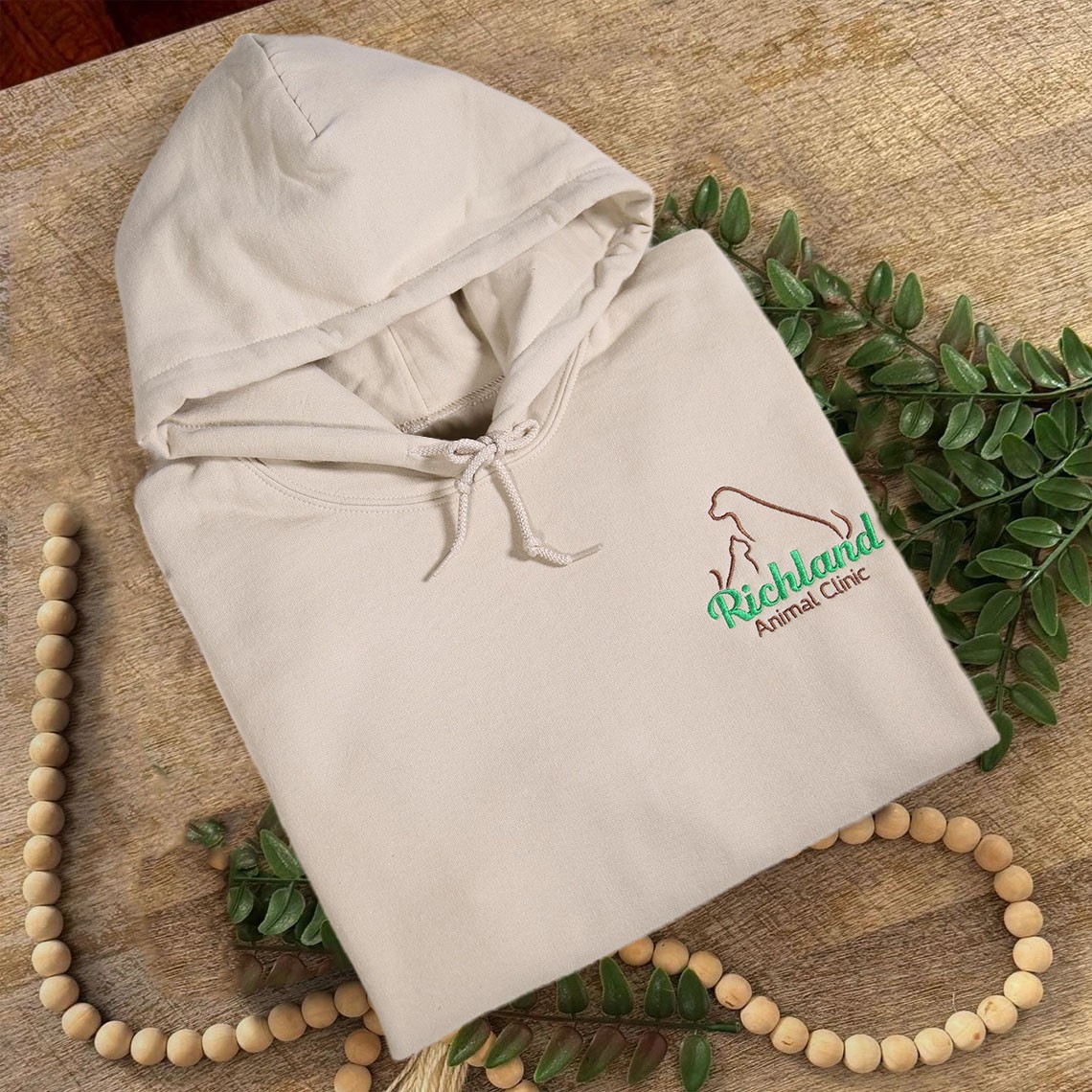 Custom Dog Sweatshirt Embroidered Dog Logo Hoodie Unique Gifts for Pet Lovers Christmas Gift