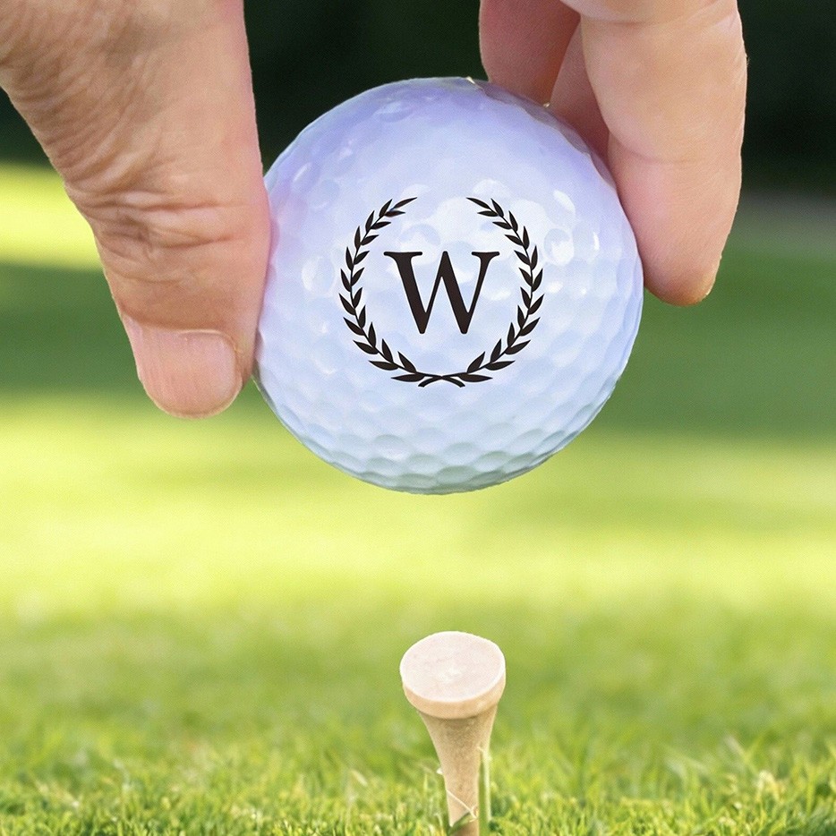 Custom Monogram Golf Ball Golfer Sports Gifts Unique Golf Lover Gifts Golf Gifts for Him Birthday Gift Ideas