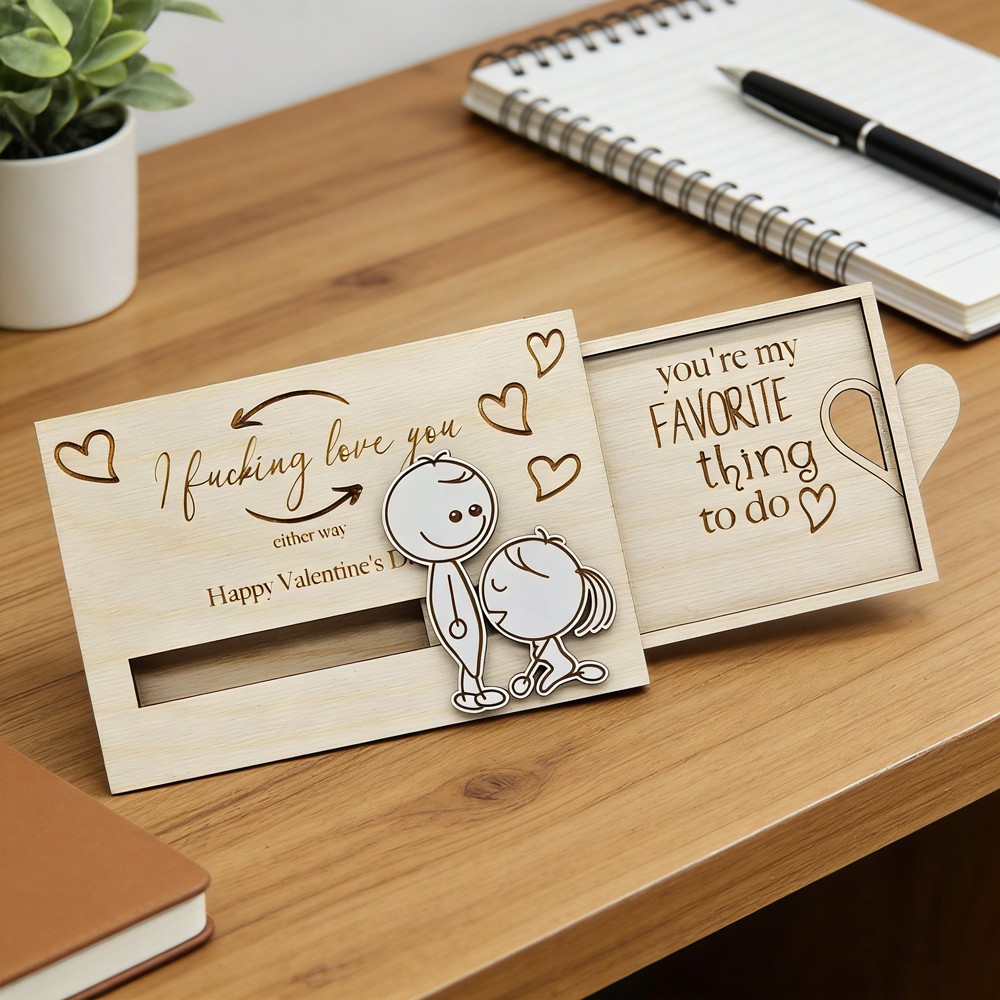 Dirty Valentine's Day Card Love Gifts for Couples Unique Gift for Boyfriend Funny Valentine's Day Gift Ideas