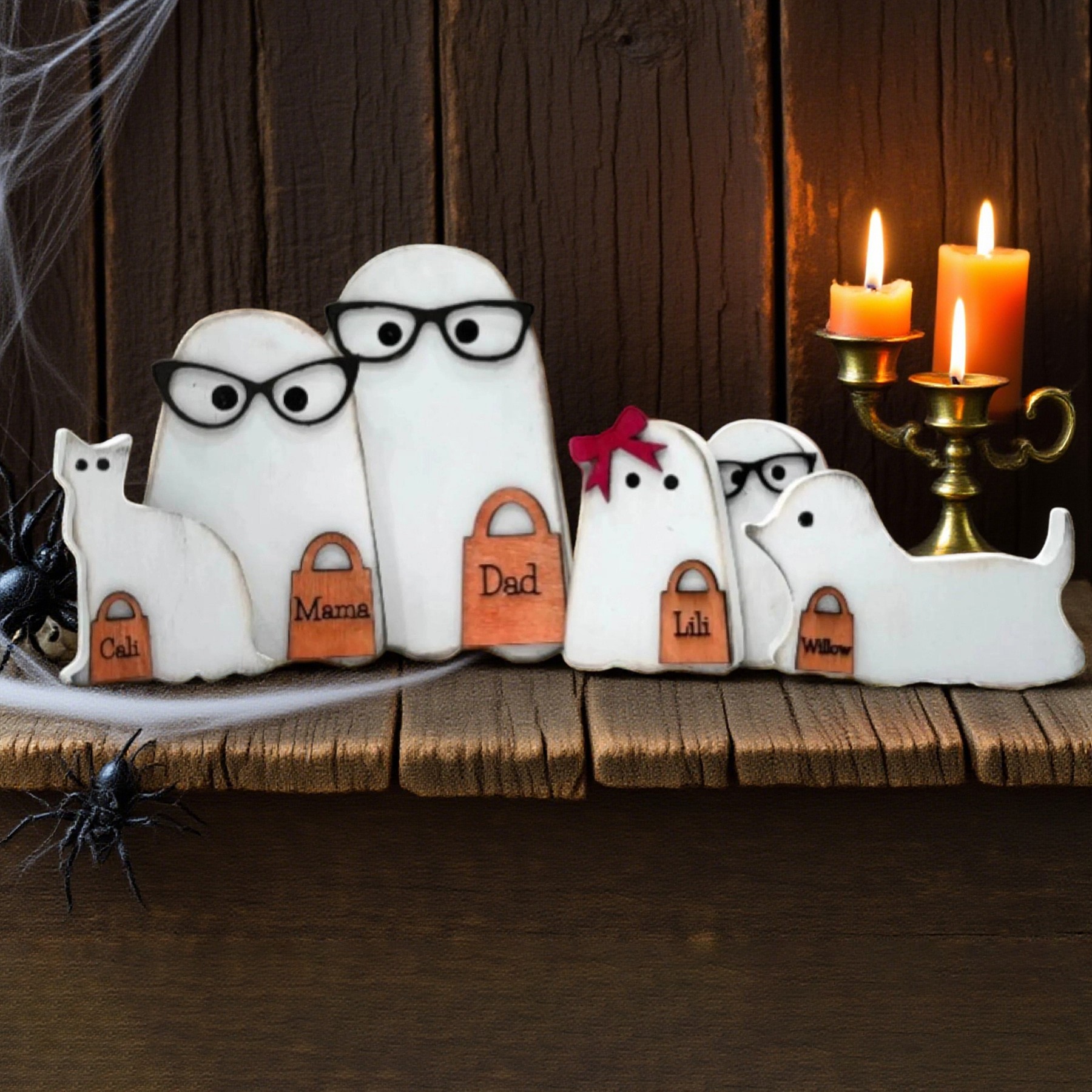 Personalized Ghost Family Halloween Home Decor Unique Halloween Gift Ideas