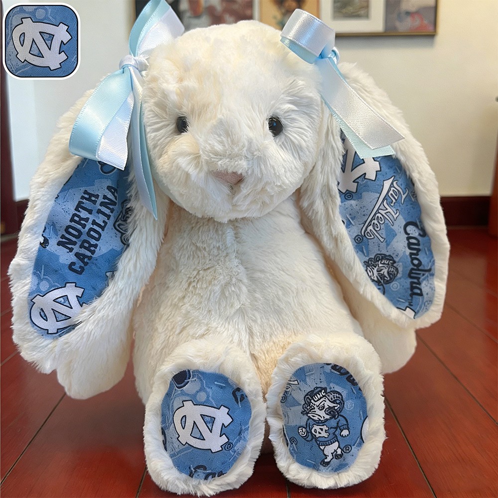 University of North Carolina (UNC) Custom Collegiate Bunny Perfect Gift for Students Grads
