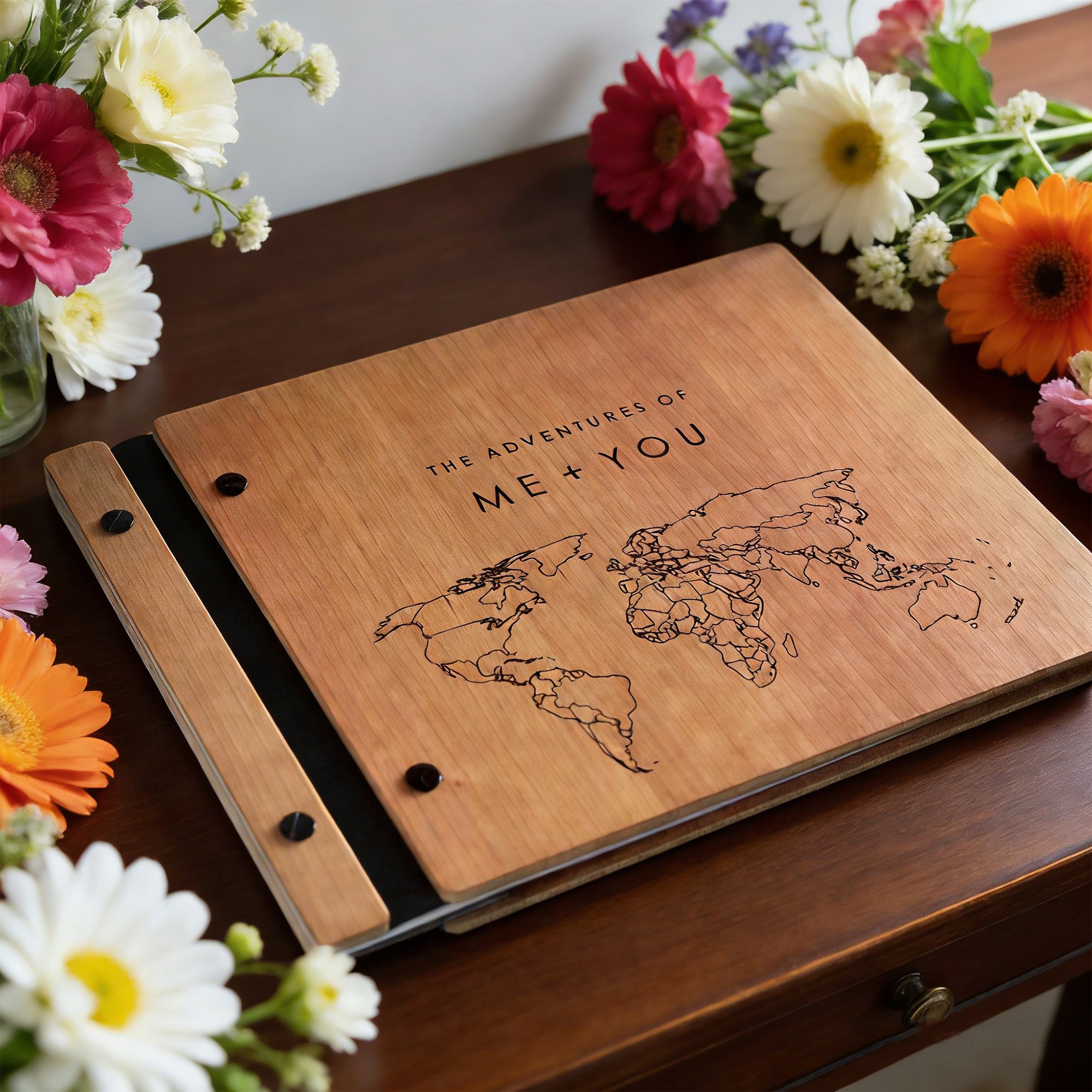 Personalized Adventure Book Scrapbook for Couples Anniversary Gift for Him Valentine's Day Gifts for Boyfriend