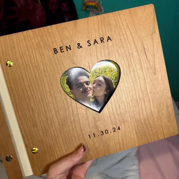 Adventure Book Scrapbook Photo Album Personalized Gift for Couples Anniversary Gift for Husband Valentine's Day Gifts