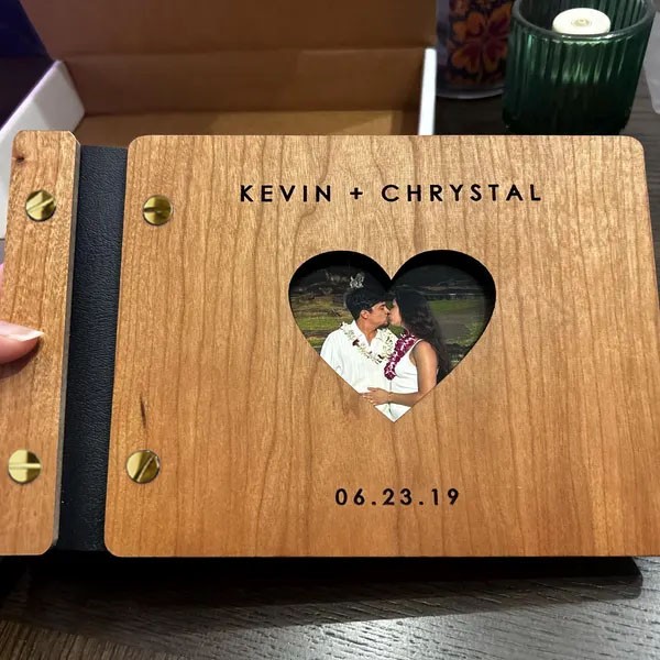 Adventure Book Scrapbook Photo Album Personalized Gift for Couples Anniversary Gift for Husband Valentine's Day Gifts