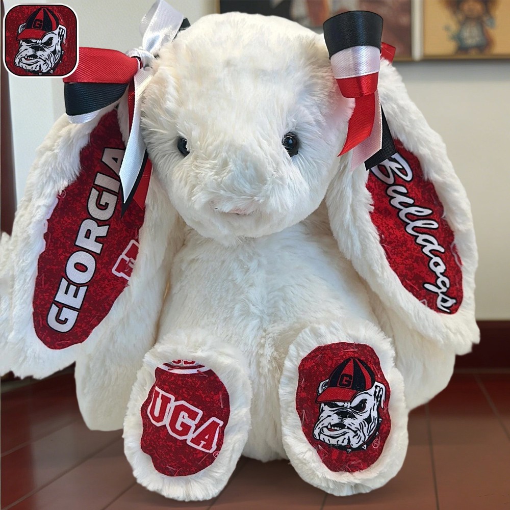 University of Georgia Custom Collegiate Bunny Perfect Gift for Students Grads