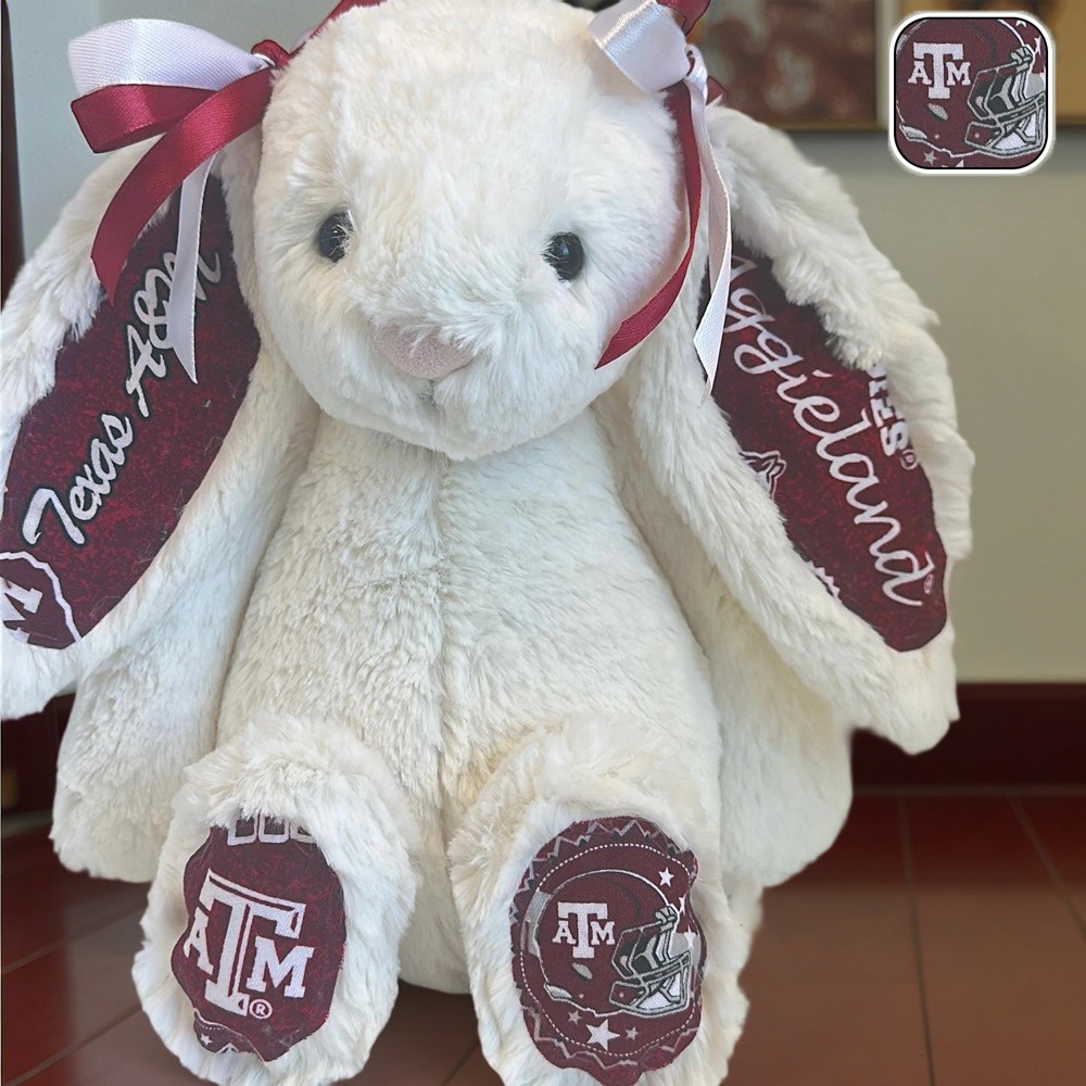 Texas A&M Custom Collegiate Bunny Perfect Gift for Students Grads