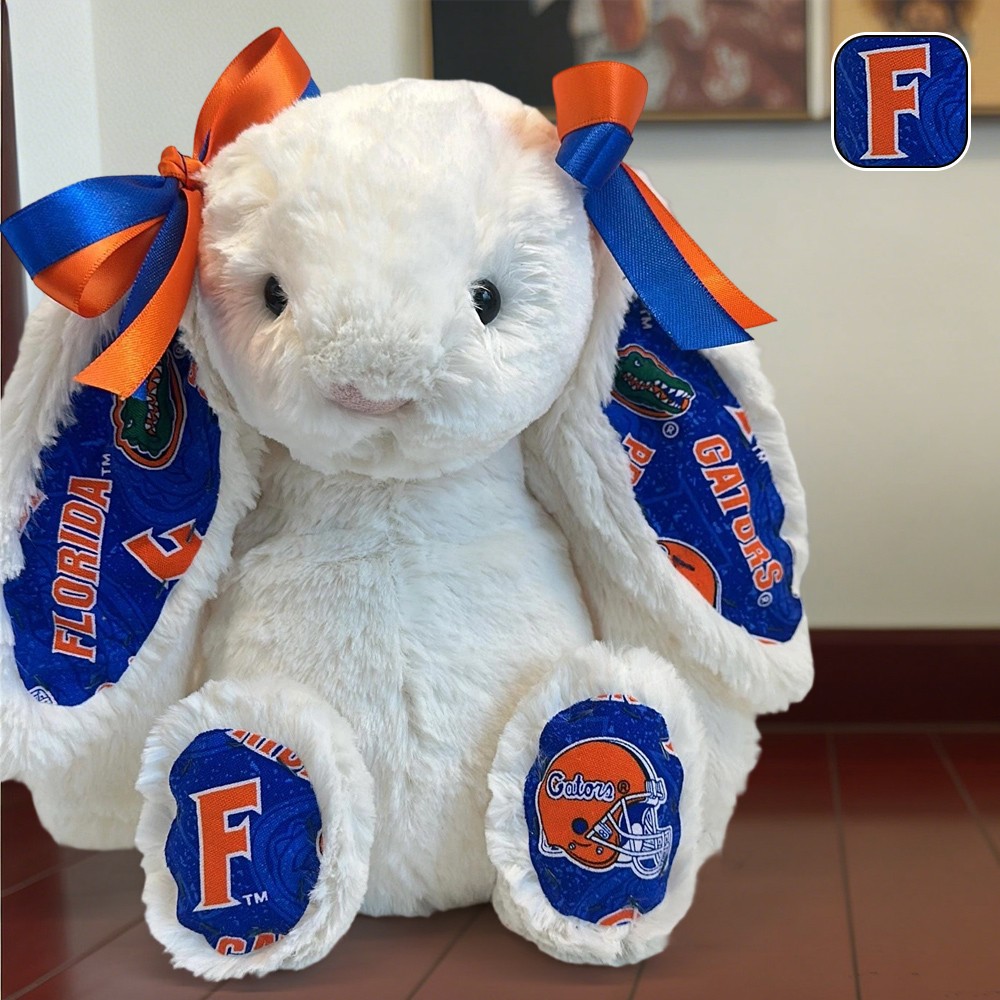University of Florida Custom Collegiate Bunny Perfect Gift for Students Grads