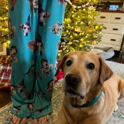 Custom Pet Portrait Pajama Pants Personalized Dog Face Pajamas Pants Unique Gift for Pet Lover Christmas Gifts