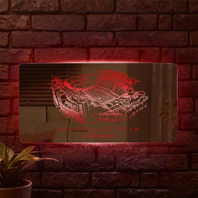 Memorial Lincoln Stadium Mirror Light Unique Gifts For Sports Lovers Christmas Gift Game Day Gift