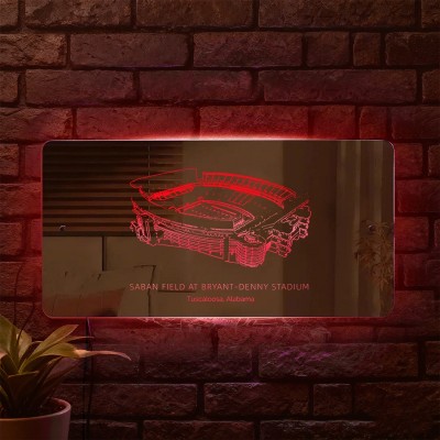 Bryant-Denny Stadium Mirror Light Unique Gifts For Sports Lovers Christmas Gift Game Day Gift