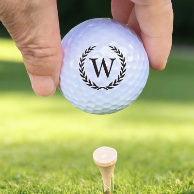 Custom Monogram Golf Ball Golfer Sports Gifts Unique Golf Lover Gifts Golf Gifts for Him Birthday Gift Ideas