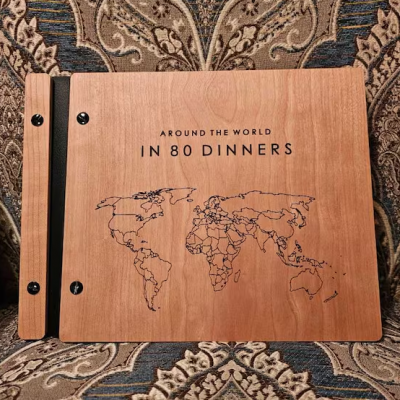 Adventure Book Wood Photo Album Scrapbook Personalized Gift for Couples Anniversary Gift Valentine's Day Gifts