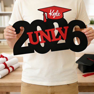 Custom Graduation Name Sign Her/Him Grad Party Decorations