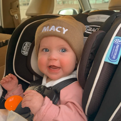 Personalized Embroidered Name Baby Adult Newborn Beanie Hat Unisex Toddler Hat Baby Shower Gift Christmas Gifts for Kids