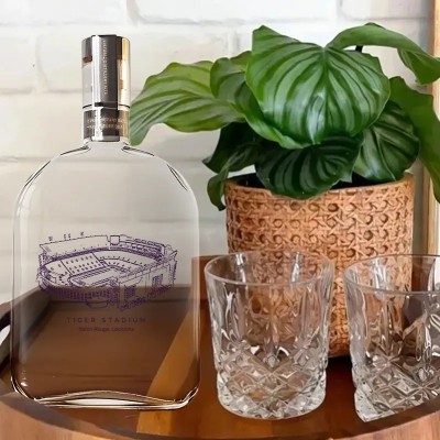 Tiger Stadium Whiskey Bottles for Game Day Gifts for Sports Lovers Christmas Gift