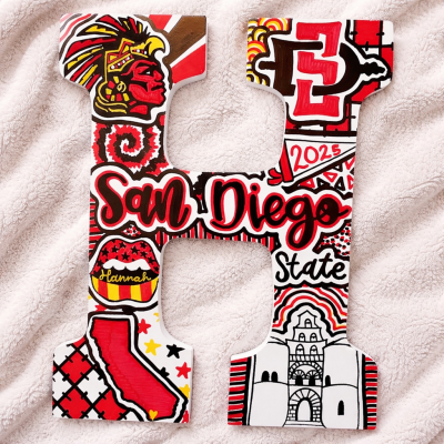 Personalized College Letters Graduation Gift Dorm Decor