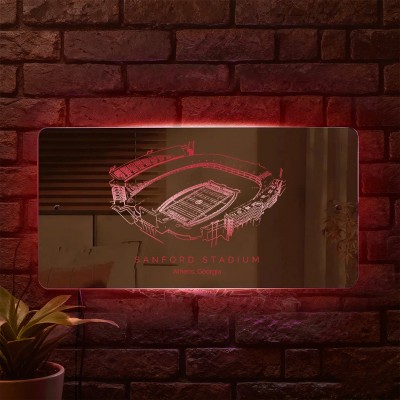 Sanford Stadium Mirror Light Unique Gifts For Sports Lovers Christmas Gift Game Day Gift