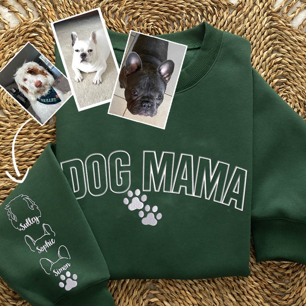 Gepersonaliseerd geborduurd huisdier sweatshirt hoodie cadeau voor dierenliefhebbers