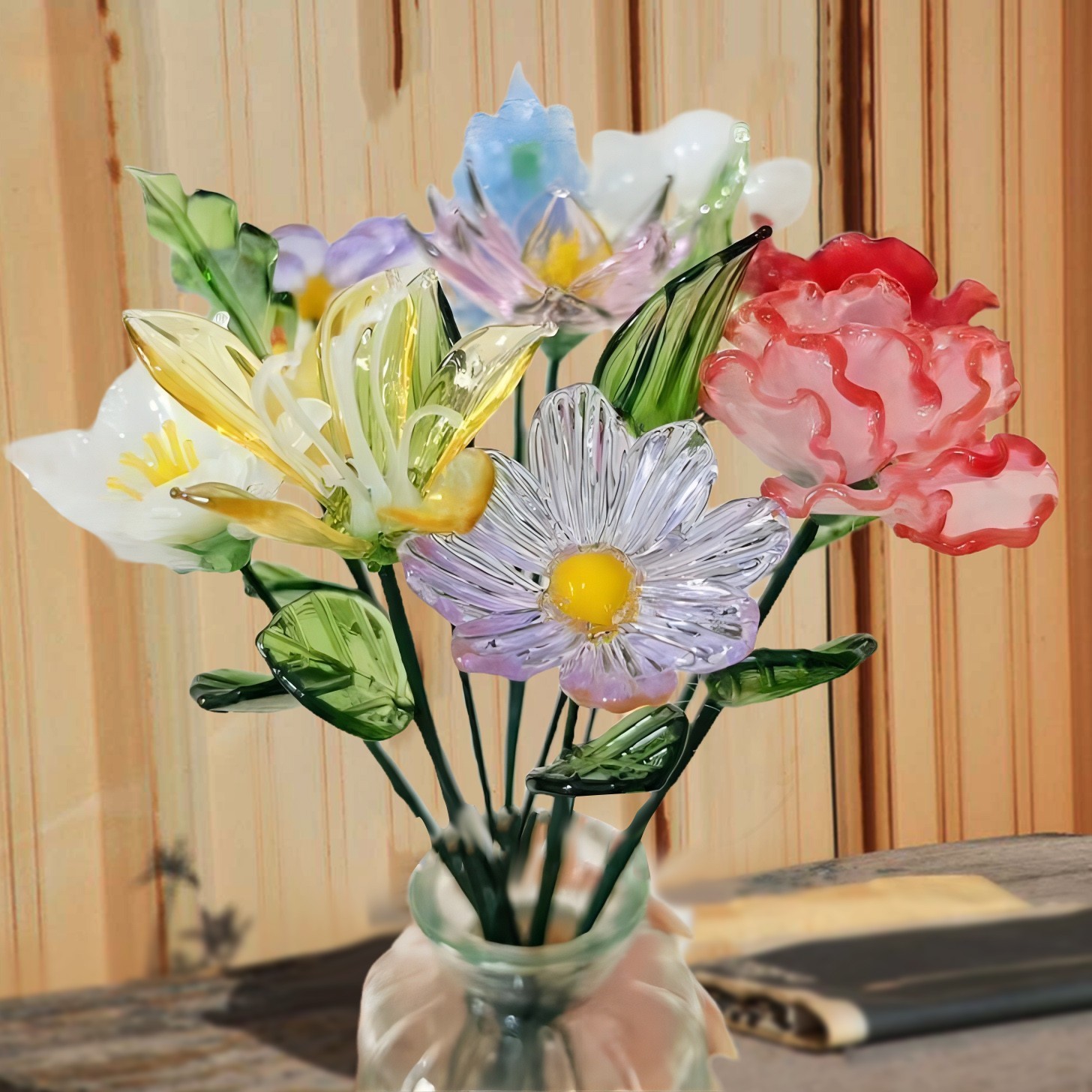 Gepersonaliseerde glazen geboortemaandbloem Unieke cadeaus voor moeder en oma Moederdag cadeau-ideeën