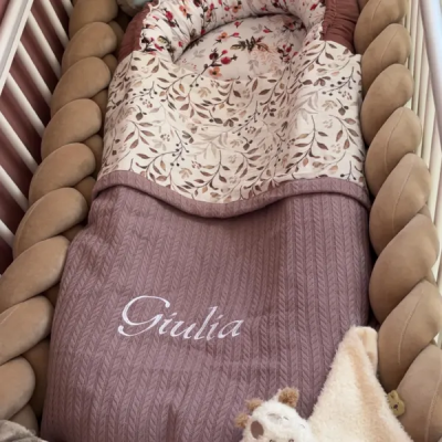 Op maat gemaakte geborduurde babynaamdeken, uniek babyshowercadeau, aandenken voor kinderen, kerstcadeau