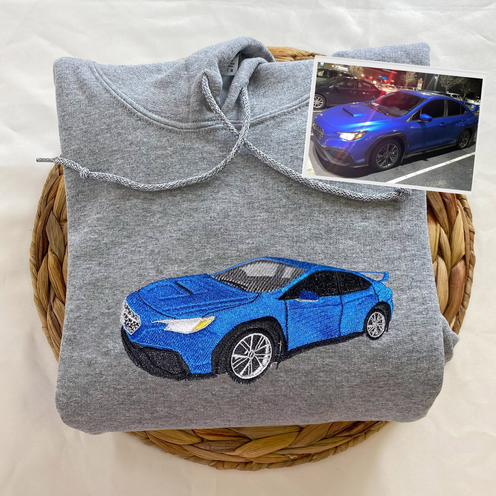 Custom Embroidered Car Hoodie Gifts for Boyfriend Anniversary Gifts for Husband Christmas Gift for Car Lovers