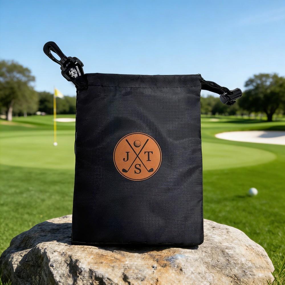 Personalised Golf Valuables Pouch Golf Ball & Tee Bag Holder Golf Accessories For Men Gift for Golf Lovers Groomsmen Gifts