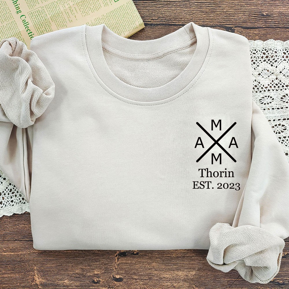 Personalised Mama Sweatshirt Hoodie Unique Gift for Mum New Mum Gift Mother's Day Gift Ideas