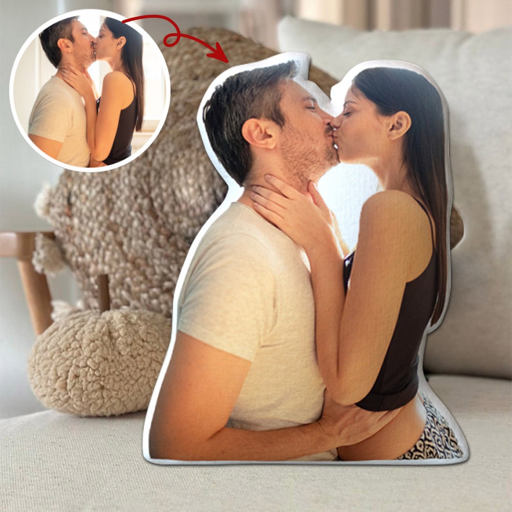 Personalised Shaped 3D Photo Pillow Keepsake Gifts for Couple Anniversary Gift