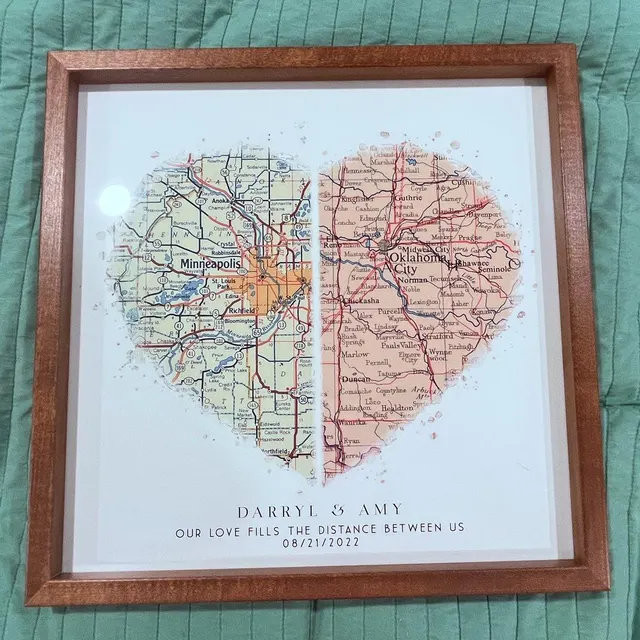 Custom Couples Travel Map Anniversary Gifts for Wife Husband Engagement Gift for Couples Christmas Gift Ideas