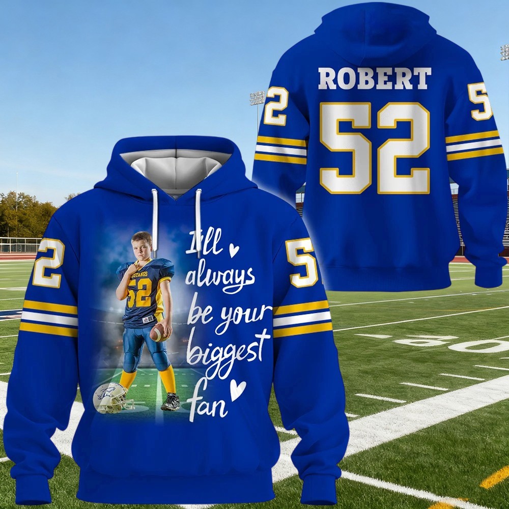Custom Football Game Day Photo Football Jersey Unique Gift For Football Lovers