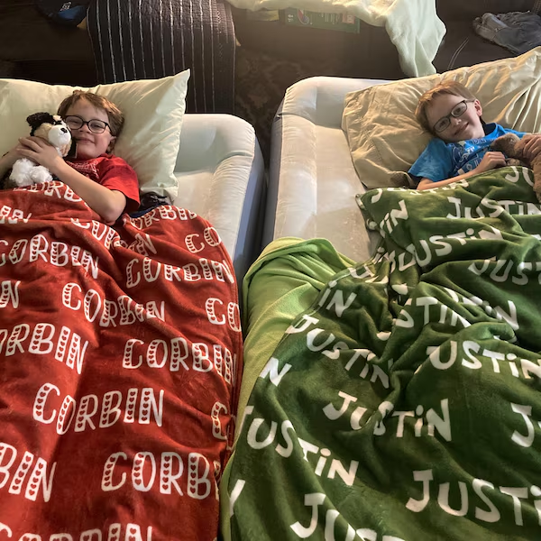 Custom Kids Name Blanket Unique Gift for Kids Birthday Gifts Christmas Gift Ideas