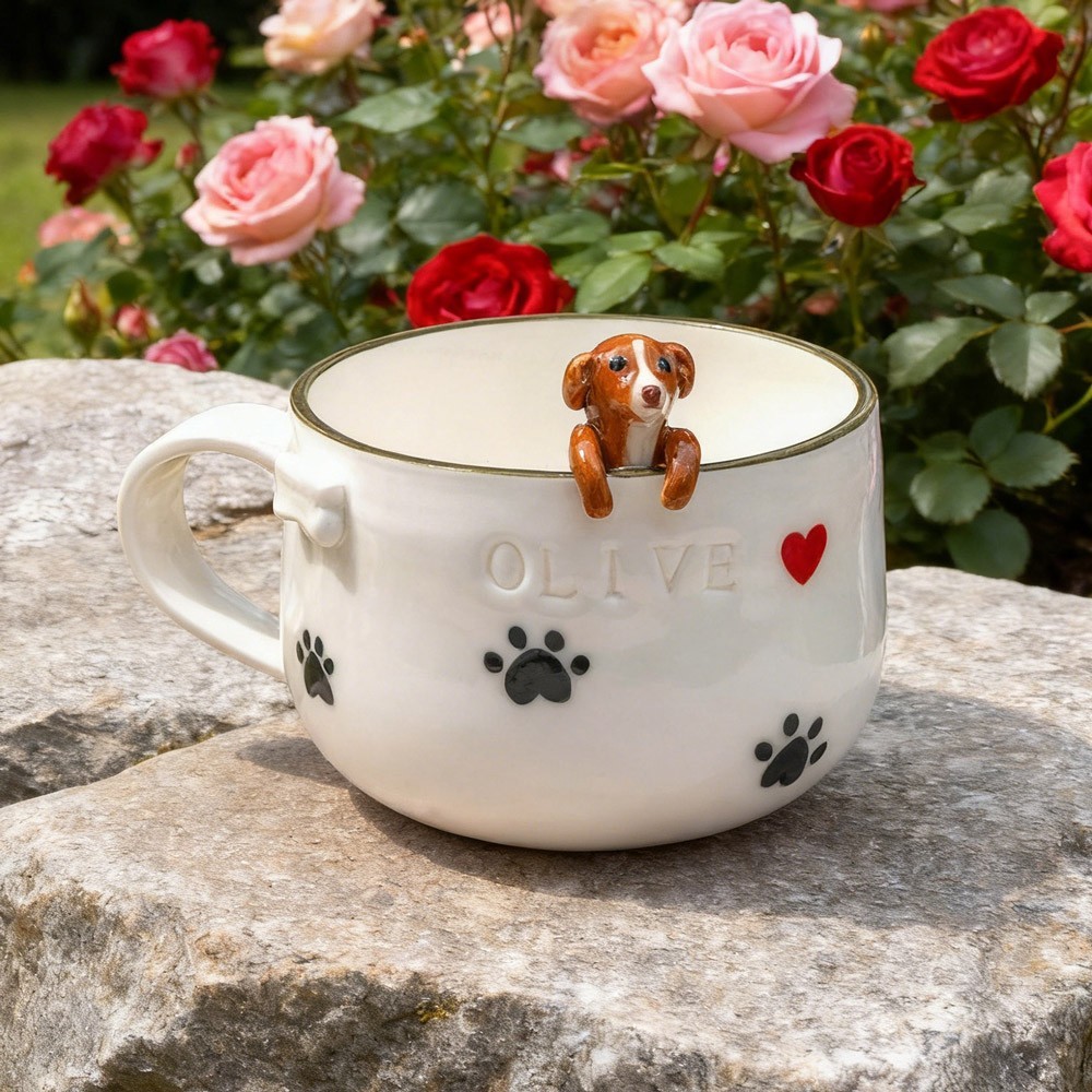 Custom Pet Figure Mug Keepsake Gifts for Pet Lovers Unique Gifts for Dog Owners 
