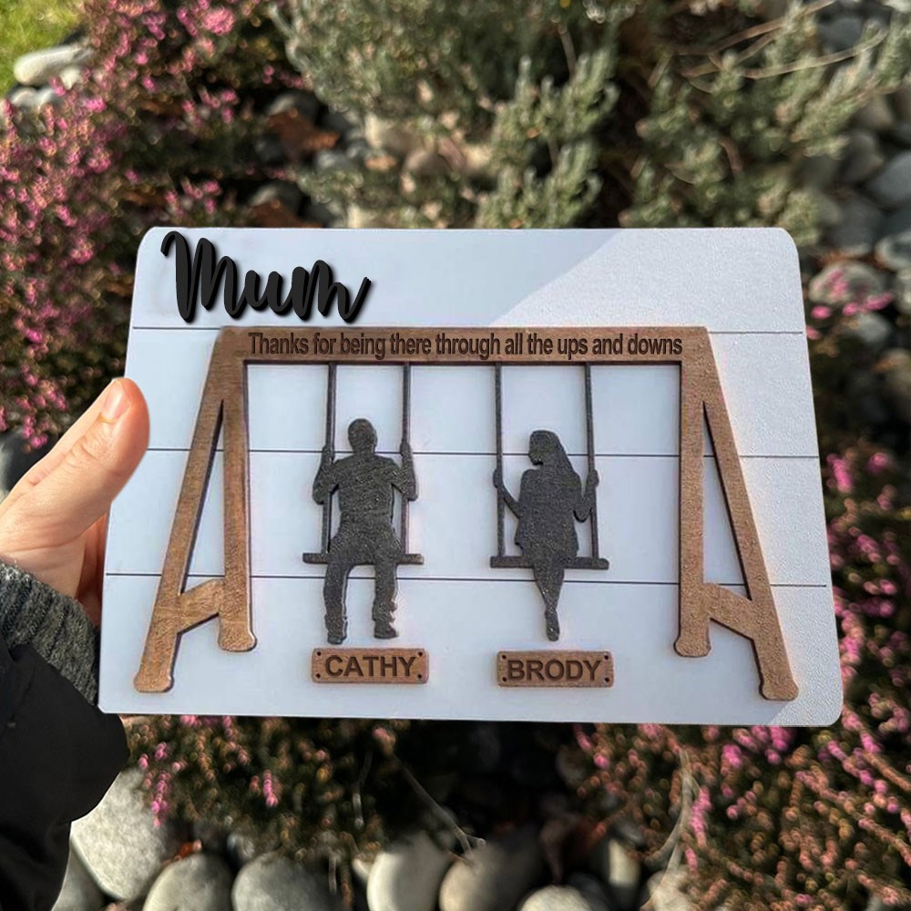 Personalised Swing Set Sign Keepsake Gifts for Mum Mother's Day Gift Ideas