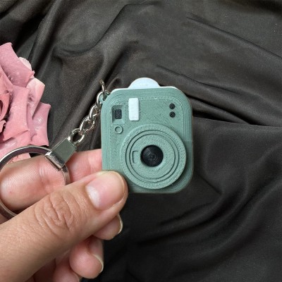 Custom Mini Camera Keychain with Photo Unique Gift for Couples Anniversary Gifts for Her Him