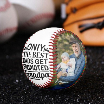 Personalised Baseball With Meaningful Photo Father's Day Gifts Keepsake Gifts For Grandpa