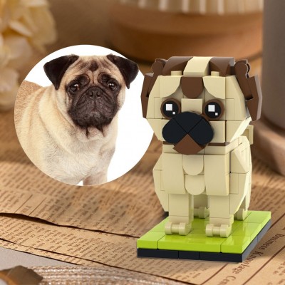 Custom Dog Brick Figures from Photo Keepsake Gifts for Dog Owners Gift Ideas for Pet Lovers