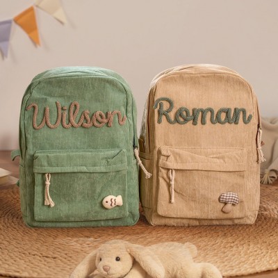 Personalised Kids Backpack with Name Custom Toddler School Bag Back to School Gift for Kids Unique Gifts for Girls Boys