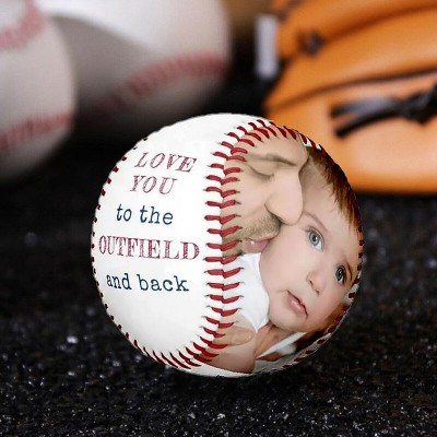 Personalised Photo Baseball Unique Gift Ideas For Dad Father's Day Gift
