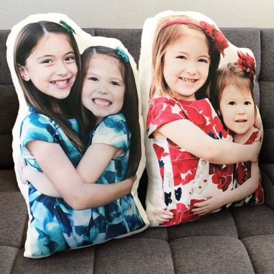 Personalised Photo Humanoid Cushion Pillow Memorial Gift for Kids Birthday Gifts