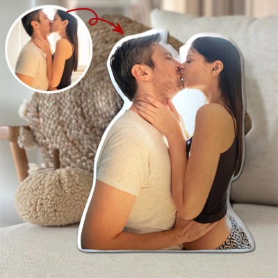 Personalised Shaped 3D Photo Pillow Keepsake Gifts for Couple Anniversary Gift