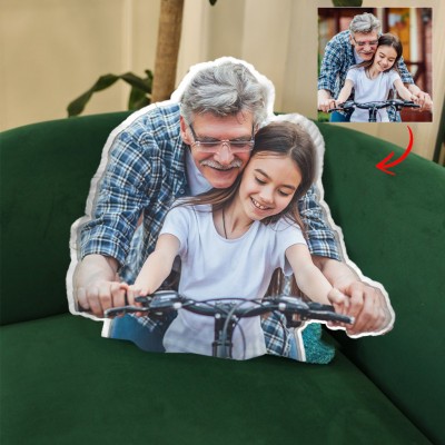 Custom Humanoid Cushion Photo Pillow Personalised Gift for Grandpa Memorial Gifts