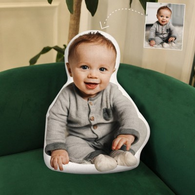 Personalised Humanoid Cushion Photo Pillow Gift for Mum New Mum Gift