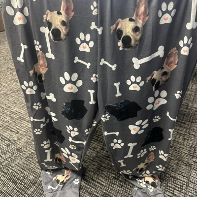 Custom Pet Portrait Pajama Pants Personalised Dog Face Pajamas Pants Unique Gift for Pet Lover Christmas Gifts