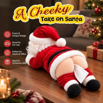 Cheeky Santa Tissue Holder Funny Christmas Gifts