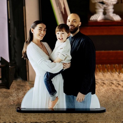 Custom Acrylic Photo Statuette Family Keepsake Gift Wedding Anniversary Gift Ideas