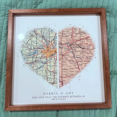 Custom Couples Travel Map Anniversary Gifts for Wife Husband Engagement Gift for Couples Christmas Gift Ideas